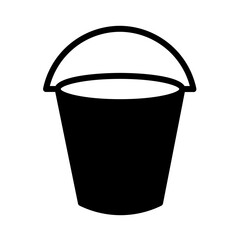 Bucket Farm Pail Glyph Icon