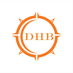DHB letter design. DHB letter technology logo design on a white background. DHB Monogram logo design for entrepreneurs and businesses.