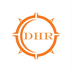 DHR letter design. DHR letter technology logo design on a white background. DHR Monogram logo design for entrepreneurs and businesses.