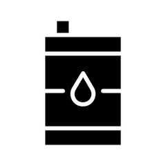 Fuel Oil Tank Glyph Icon
