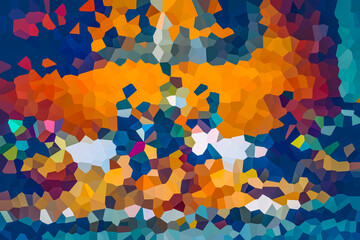 Abstract blue, texture wall blue, square cubes blue, background blue, illustration blue, textured blue, wallpaper blue, paint blue, blue background, blue illustration, blue canvas © Silesia