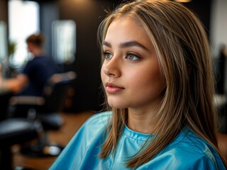 Obraz premium Portrait of a young, beautiful girl