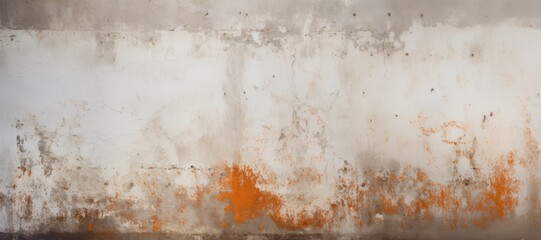 part of a concrete wall with rust underneath. copy space
 - obrazy, fototapety, plakaty