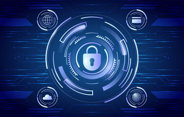 Cyber Security Awareness Technology Background