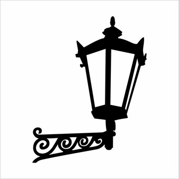 recommend clip art: vintage street lamp vector