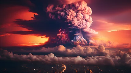 Foto op Canvas Mount Ontake eruption in Japan --c 50 © Oleksandr