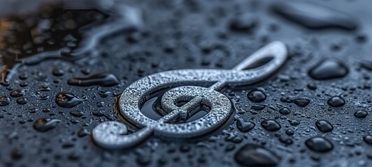 close up of a music note