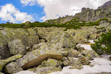 Morskie Oko mountain lake and hiking destination 