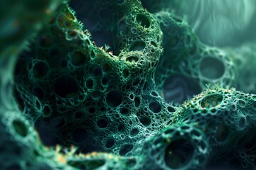 abstract organic fractal background