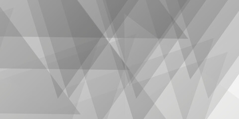 Abstract gray and white geometric line and triangle shape with concept futuristic background. Vector Abstract graphic design Banner Pattern background template design.