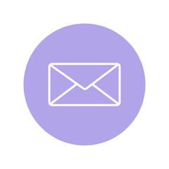E-mail icon. Envelope illustration