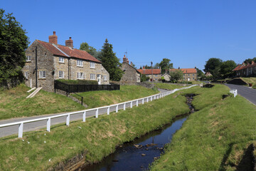 Yorkshire village, UK - 740908313