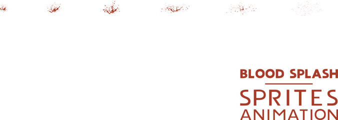 Blood splash animated sprites