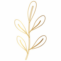 Tree plant leaves yellow decoration design.