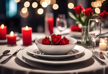 dinner table setting