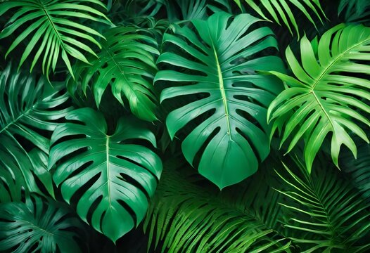 green leaf background © exotic