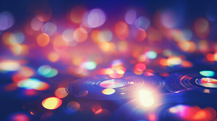 abstract background with bokeh. Generative Ai