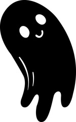 black silhouette of a ball