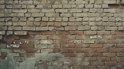 Old brick wall texture background with vintage look