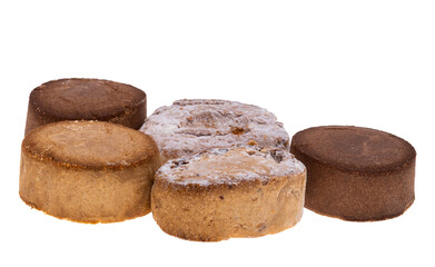 spanish shortbread isolated