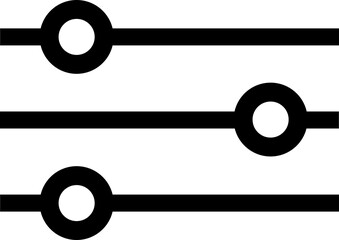 Adjust icon on transparent background, PNG