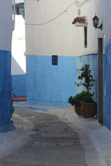 Narrow street in Rabat City