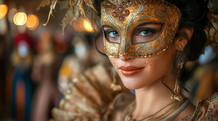 A lavish medieval French masquerade ball, where candlelit elegance meets mysterious allure. Guests in opulent costumes and intricate masks dance in a grand hall, weaving tales of intrigue and romance.