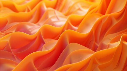 Obraz premium orange background . orange wavy gradation background. AI Generated