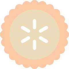 Obraz premium Pie cake icon 