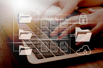  Online documentation database;  document management system DMS concept.  FTP (File Transfer...