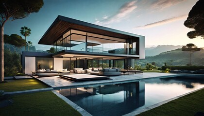 Fototapeta premium modern house