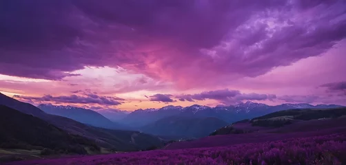 Zelfklevend Fotobehang Purple Tones Background © Hans