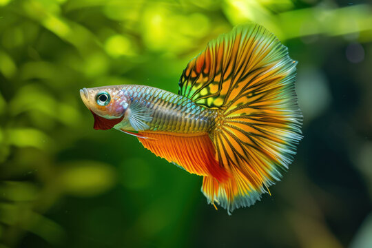 splendid Guppy, a popular freshwater aquarium fish