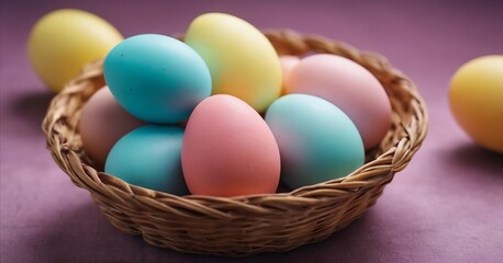 Fototapeta na wymiar Easter Image.in pastel colours.