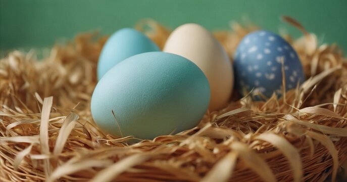 Easter Image.in pastel colours.