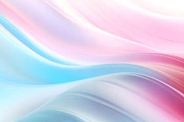 Naklejka premium Abstract wavy design in pink and blue colors with fluid gradient background