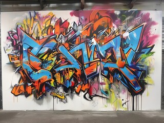 City Canvas: Vibrant Urban Graffiti