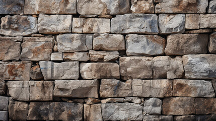 Obraz premium Photo old rock wall texture background сreated with Generative Ai