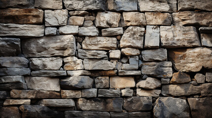 Fototapeta premium Photo old rock wall texture background сreated with Generative Ai