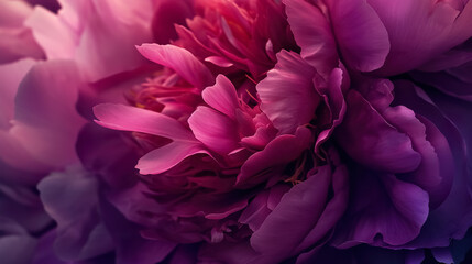 beautiful pink and purple flower blossom, petal and blooming background, macro closeup shot