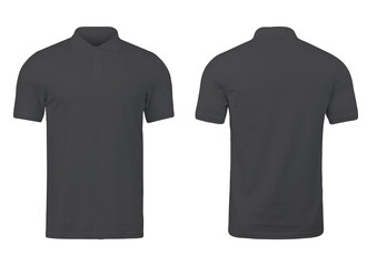 Black Men's Polo Shirt Mockup High Resolution To Customize