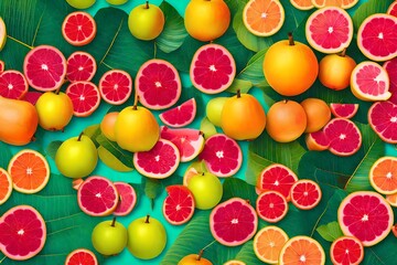 background with fruits
