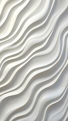 Fototapeta premium Abstract White Waves Texture Background