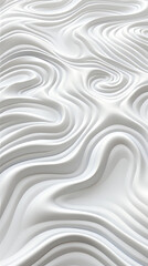 Abstract White Wavy Texture Background

