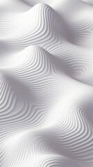 Abstract White Waves Texture

