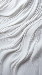 Obraz premium Elegant White Satin Fabric with Flowing Waves Texture