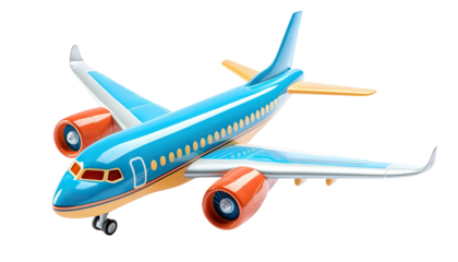 Flying airplane cut out