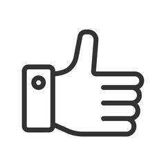 Thumbs up icon, like, thumbs up, thumb, better, encourage, good job, thumb up, nice, finger, communications