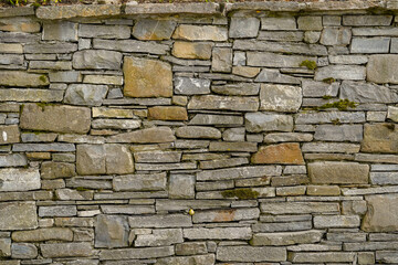 ancient stonewall texture , stacked rectangular stones