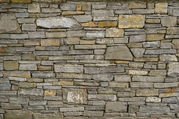 ancient stonewall texture , stacked rectangular stones